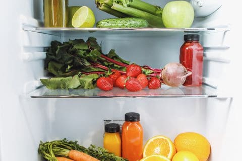 Juice Stored in the Fridge