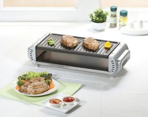 Virtually No Smoke Grill